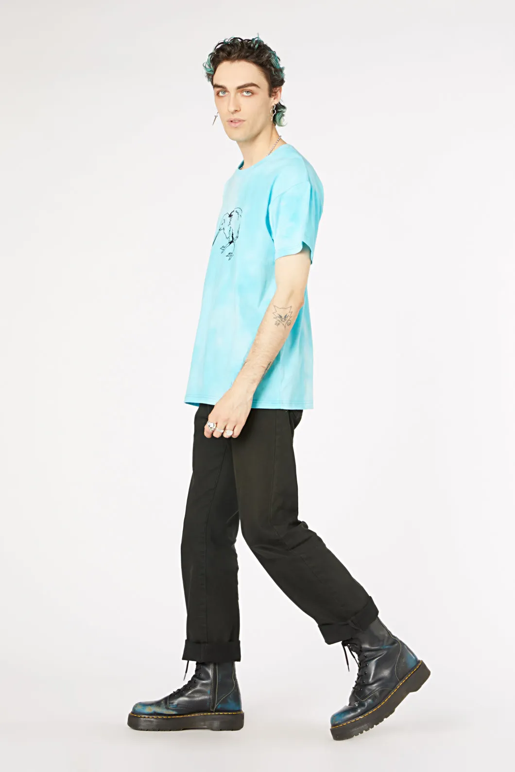 Kiwi Oversized Tie Dye Tee