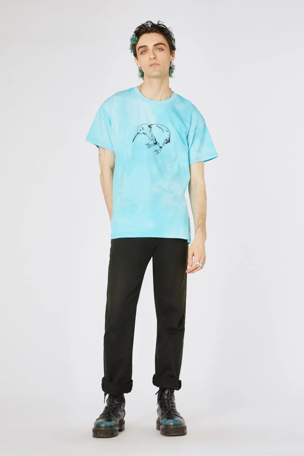 Kiwi Oversized Tie Dye Tee