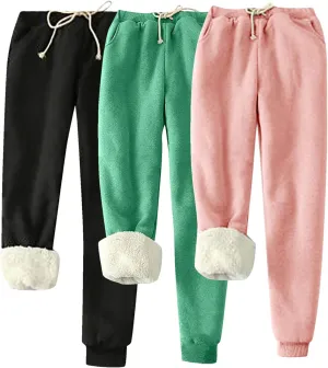 Ladies Solid Color Pants Fashion 2024 Comfy Trousers Classic Lightweight High Waist Pants Drawstring Pocket Trousers