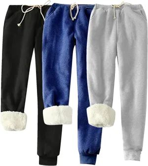 Ladies Solid Color Pants Fashion 2024 Comfy Trousers Classic Lightweight High Waist Pants Drawstring Pocket Trousers