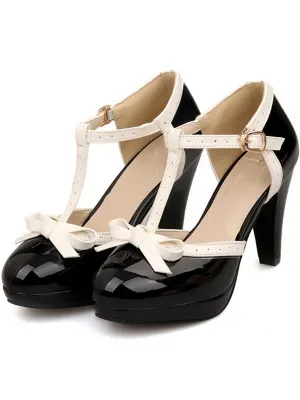 Latest Bow Décor High Heel Shoes