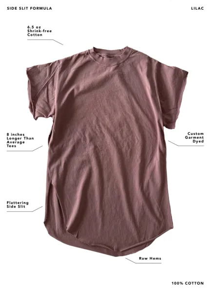 LET'S FORM A CULT SIDE SLIT TEE