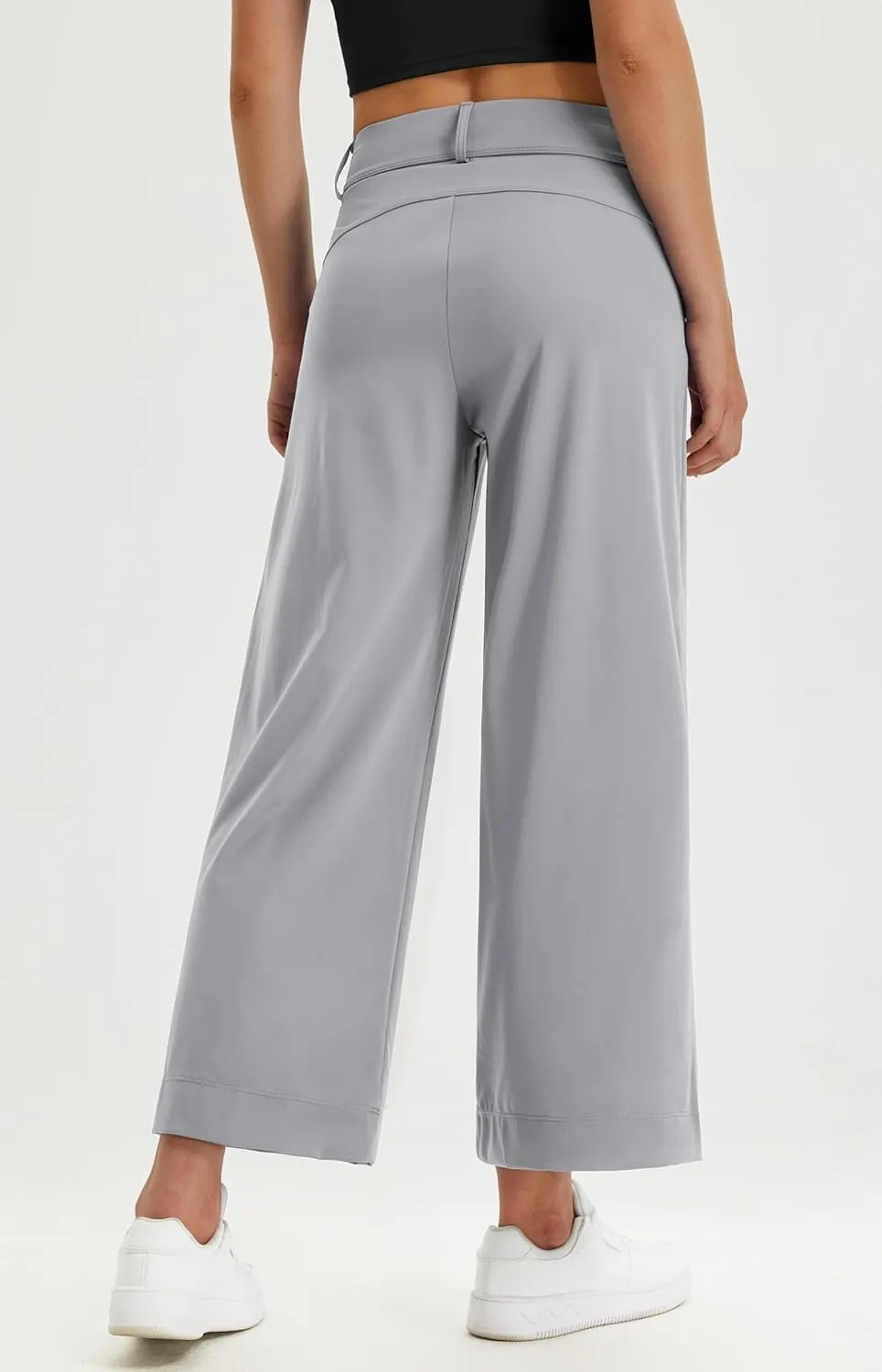 Libin Women's Wide Leg Dress Pants 27"/29"/31" High Waisted Stretch Work Casual Sweatpants Trousers with Pockets