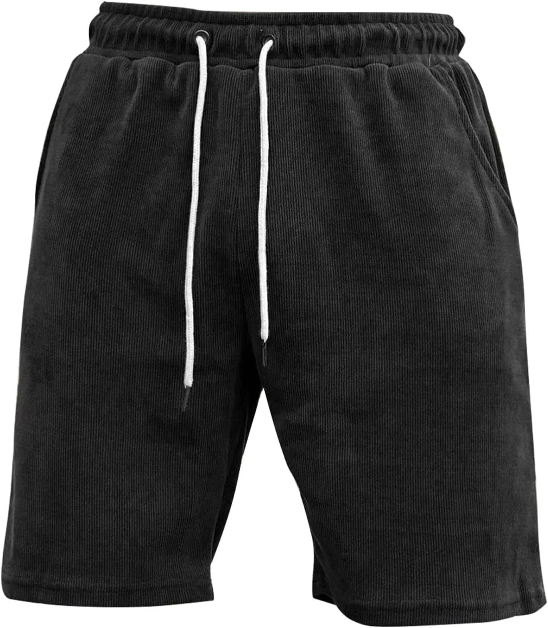 Lightweight Summer Sweat Shorts for Men Casual Stretchy Waist Drawstring Short Joggers Slim Fit Gym Workout Short with Pocket