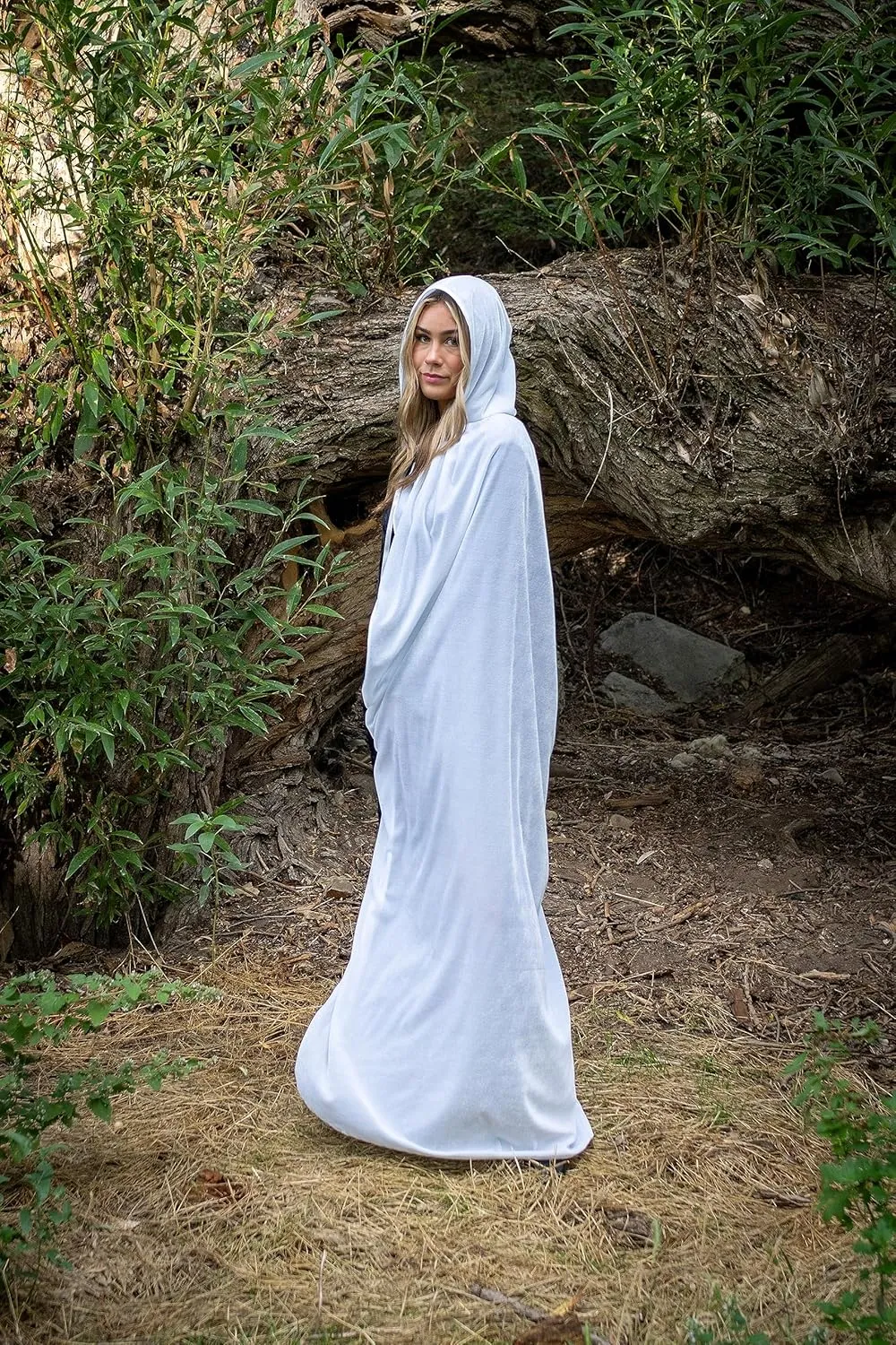 Little Adventures Adult Velvet Hooded Cloak Cape - Machine Washable Durable Cosplay Party Costume