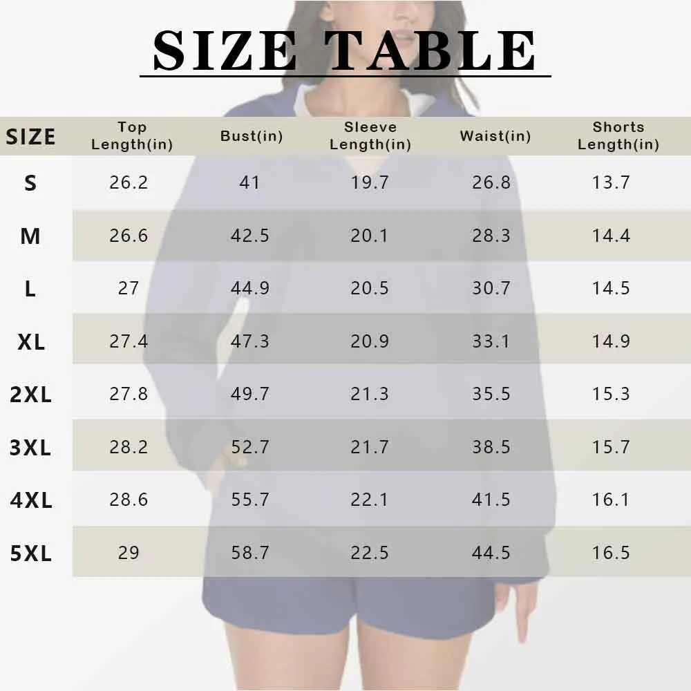 Long Sleeve Hooded Tops & Shorts Set Custom Photo&Name Hoodie 2 Piece Set Hoodie Shirts with Drawstring Shorts