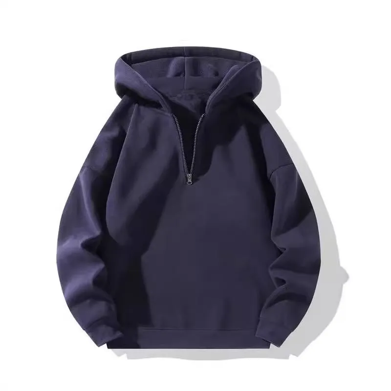 Loose-Fit  Zipper Hoodie