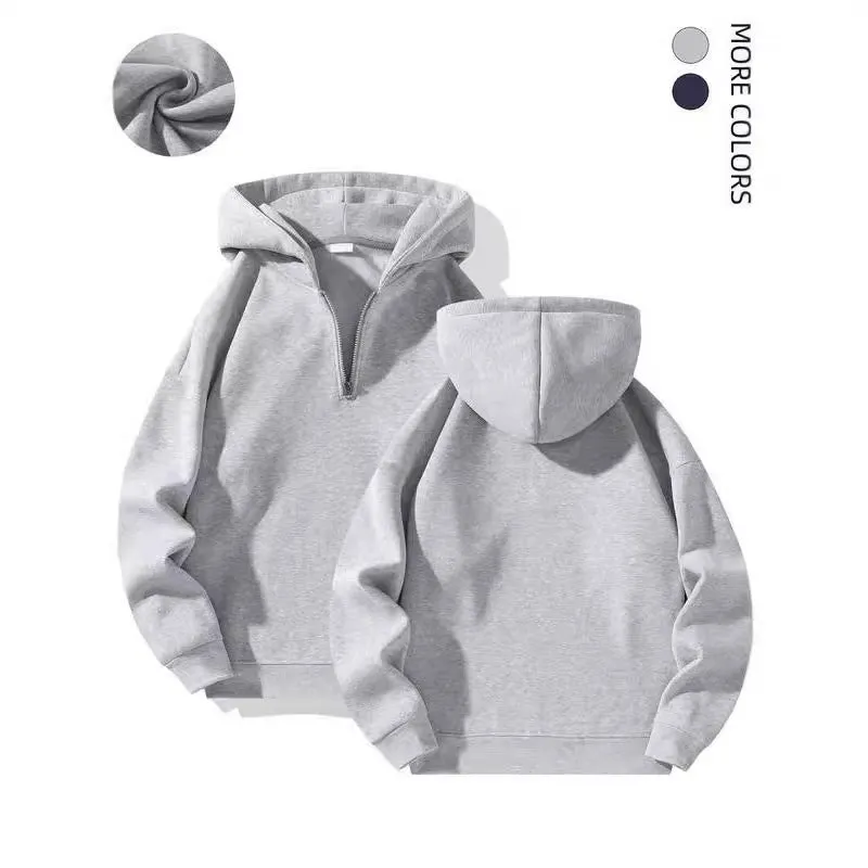 Loose-Fit  Zipper Hoodie