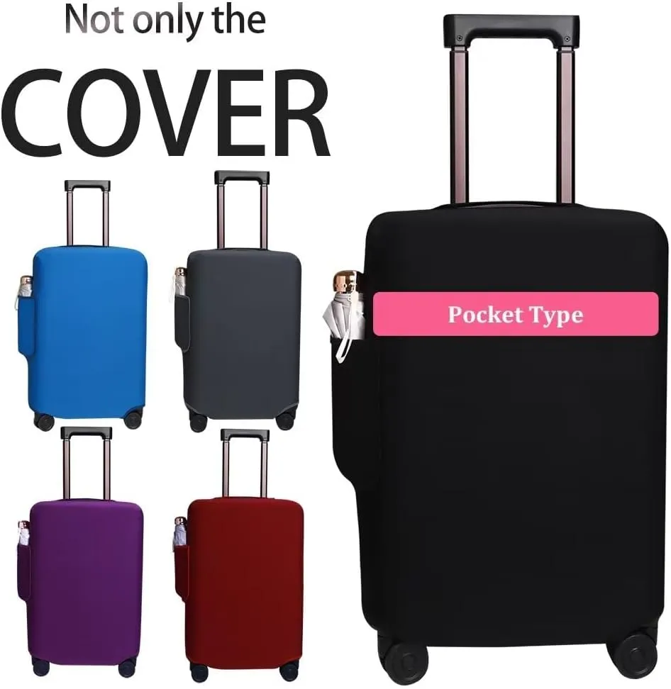 Luggage Cover Durable Suitcase Cover Travel Luggage Protector Washable Fits 19~29inch