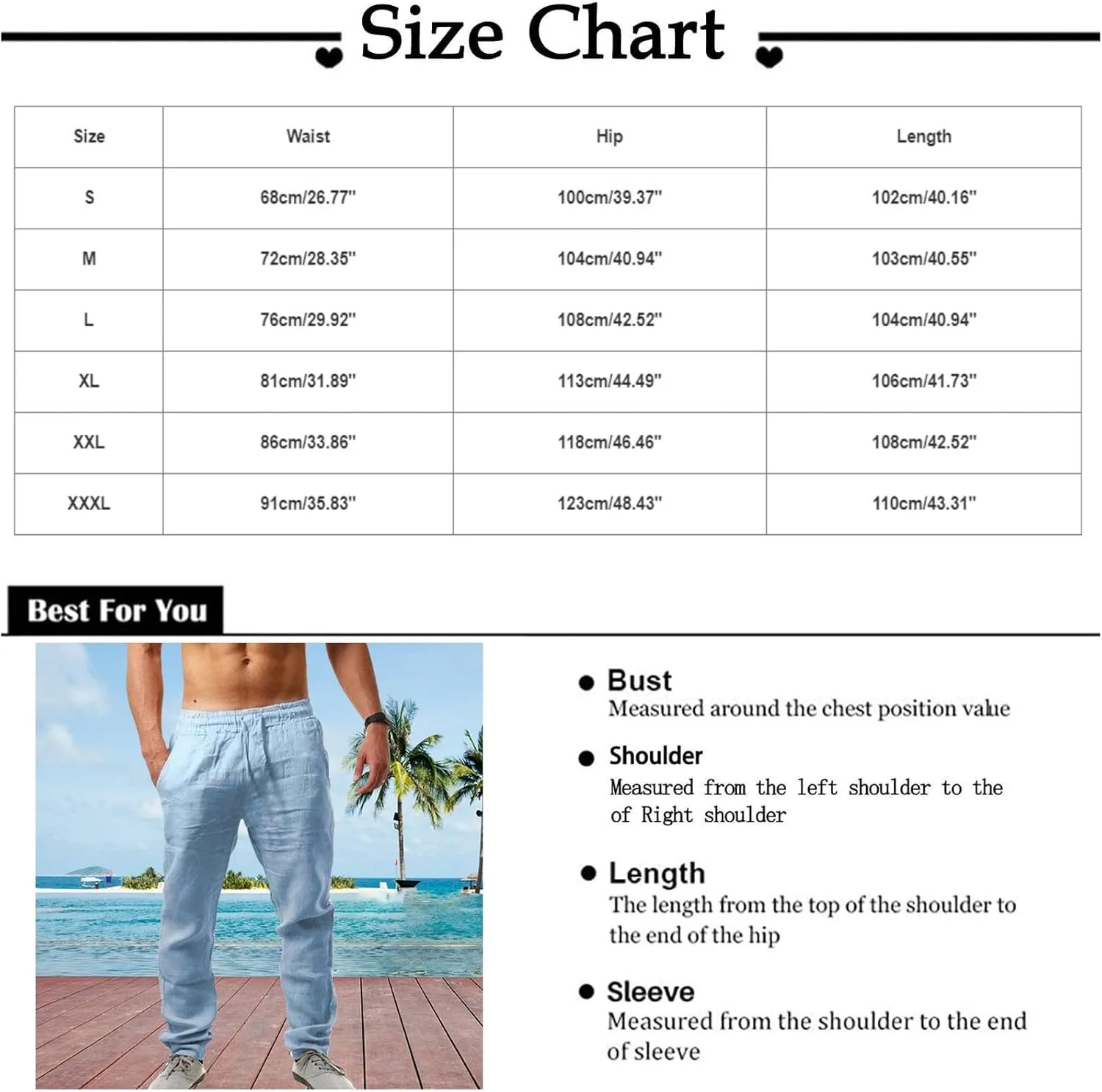 Men's 2 Pack Linen Pants Summer Casual Beach Pants Lightweight Vacation Slacks Elastic Waist Yoga Lounge Trousers