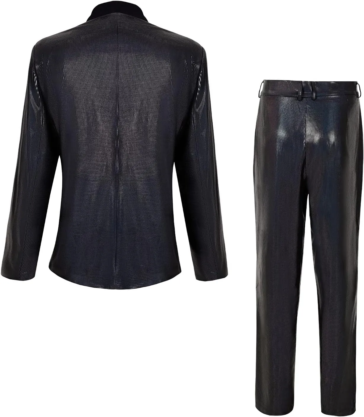 Men's 70s Outfit Disco Suit Shiny Party Outfit Sequin Costume