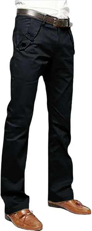 Mens Cargo Pants Casual Straight Leg Slim Fit Work Hiking Trousers Solid Color Lightweight Outdoor Chino Pants Slacks