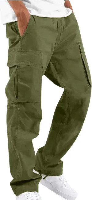 Mens Cargo Pants Lightweight Outdoor Comfort Fishing Work Pants Stretch Travel Regular Ripstop Camping Hiking Pants
