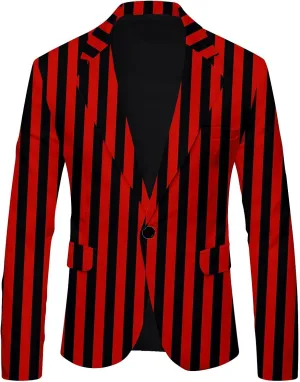 Mens Casual Blazer Slim Fit Suit Jacket Two Button Lightweight Sport Coats Wedding Party Formal Business Jackets