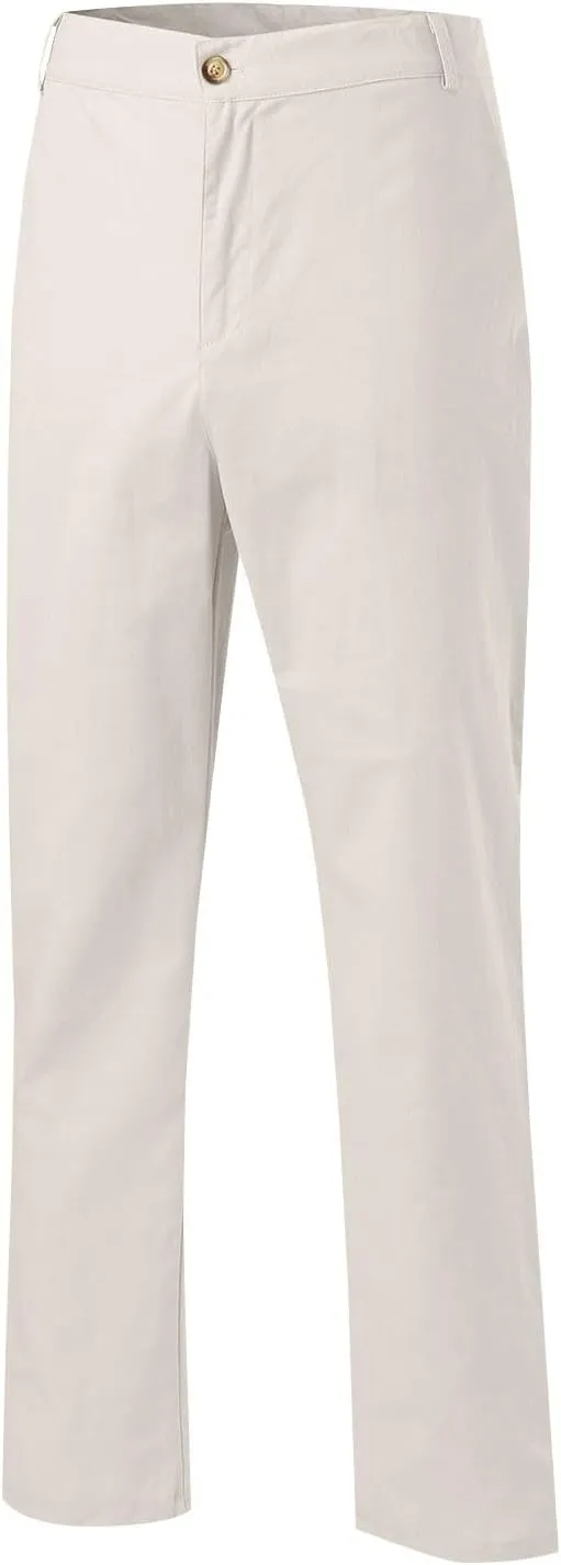Mens Casual Pants Plain Beach Vacation Pants Elastic Waist Lightweight Loose Fit Pleated Slacks Summer Yoga Trousers