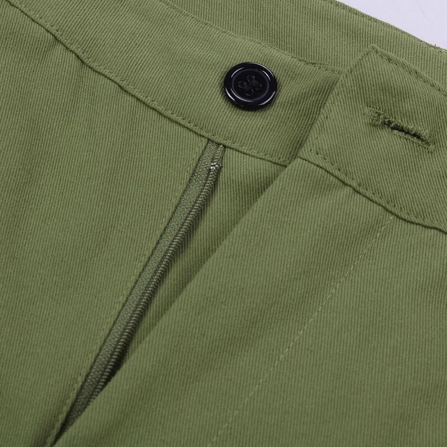 Men's Causal Cotton Cargo Pants,Loose-Fit Comfy Classic Lightweight Daily Wear with Multi-Pocket Athletic Joggers