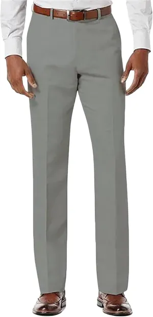Men's Classic Trousers Slim Fit Straight Leg Pants Lightweight Stretchy Casual Pants Spring Simple Stylish Trousers