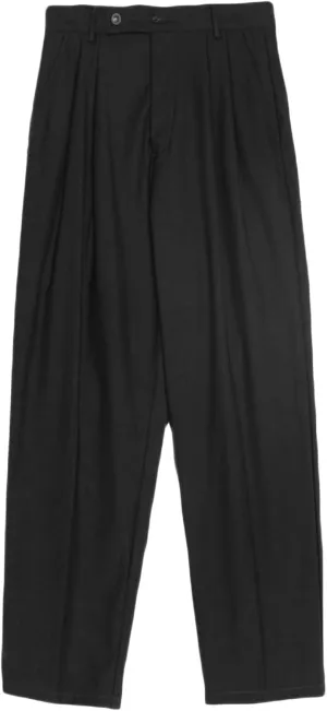 Men'S Comfort Khaki Pants Loose Straight-Leg Suit Pants Classic-Fit Wrinkle-Resistant Pleated Chino Pant
