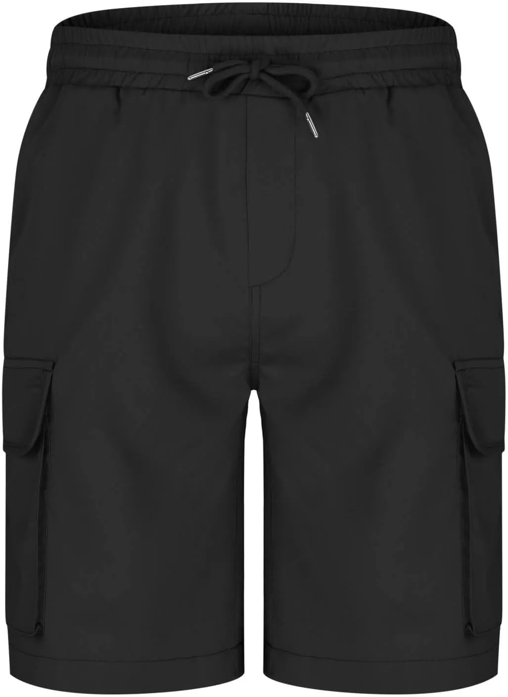 Mens Drawstring Elastic Waist Cargo Shorts 2025 Summer Trendy Stretch Lightweight Comfy Work Short Casual Loose Pants