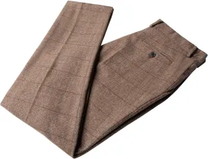 Men's Dress Pants Tweed Plaid Classic Fit Siut Separates Slim Stylish Wool Casual Business Suit Pants