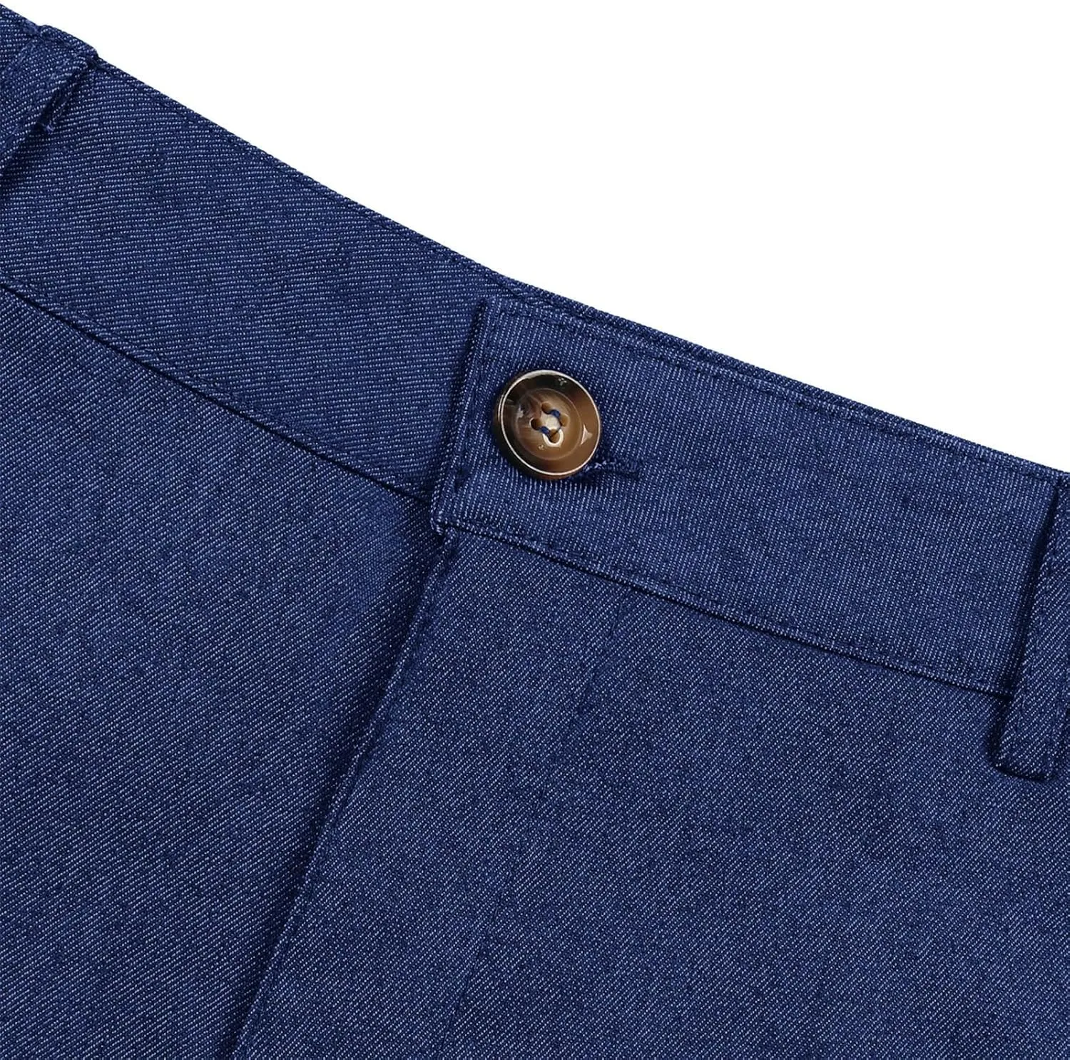 Men's Fashion Cotton Slim Fit Dress Pants Casual Business Skinny Stretch Chino Pants Golf Pencil Pants with Pockets