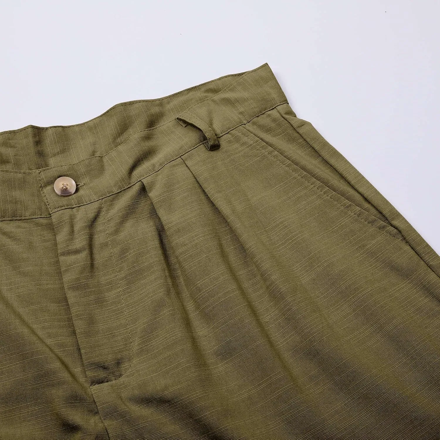 Mens Linen Beach Pants Big Tall Classic Flat Front Chino Pants Casual Lightweight Straight Leg Summer Beach Trouser
