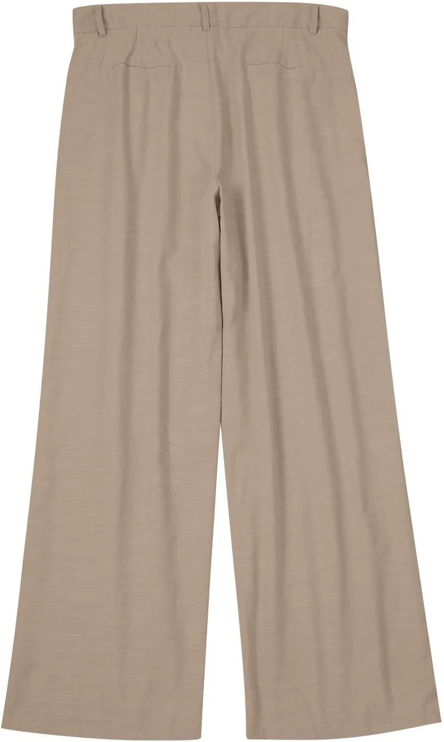 Mens Linen Beach Pants Big Tall Classic Flat Front Chino Pants Casual Lightweight Straight Leg Summer Beach Trouser