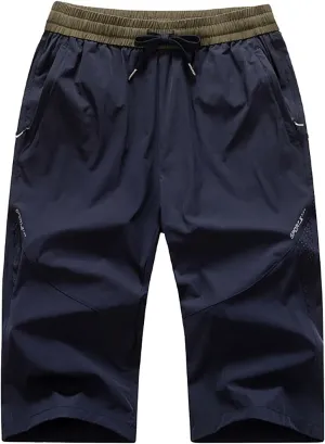 Men's Linen Shorts Mens White Dress Summer Casual Wear Cargo Elastic Waist Men for Woodland Camouflag SweatShorts