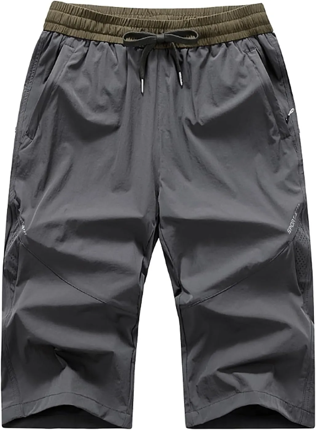 Men's Linen Shorts Mens White Dress Summer Casual Wear Cargo Elastic Waist Men for Woodland Camouflag SweatShorts