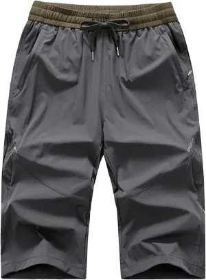 Men's Linen Shorts Mens White Dress Summer Casual Wear Cargo Elastic Waist Men for Woodland Camouflag SweatShorts