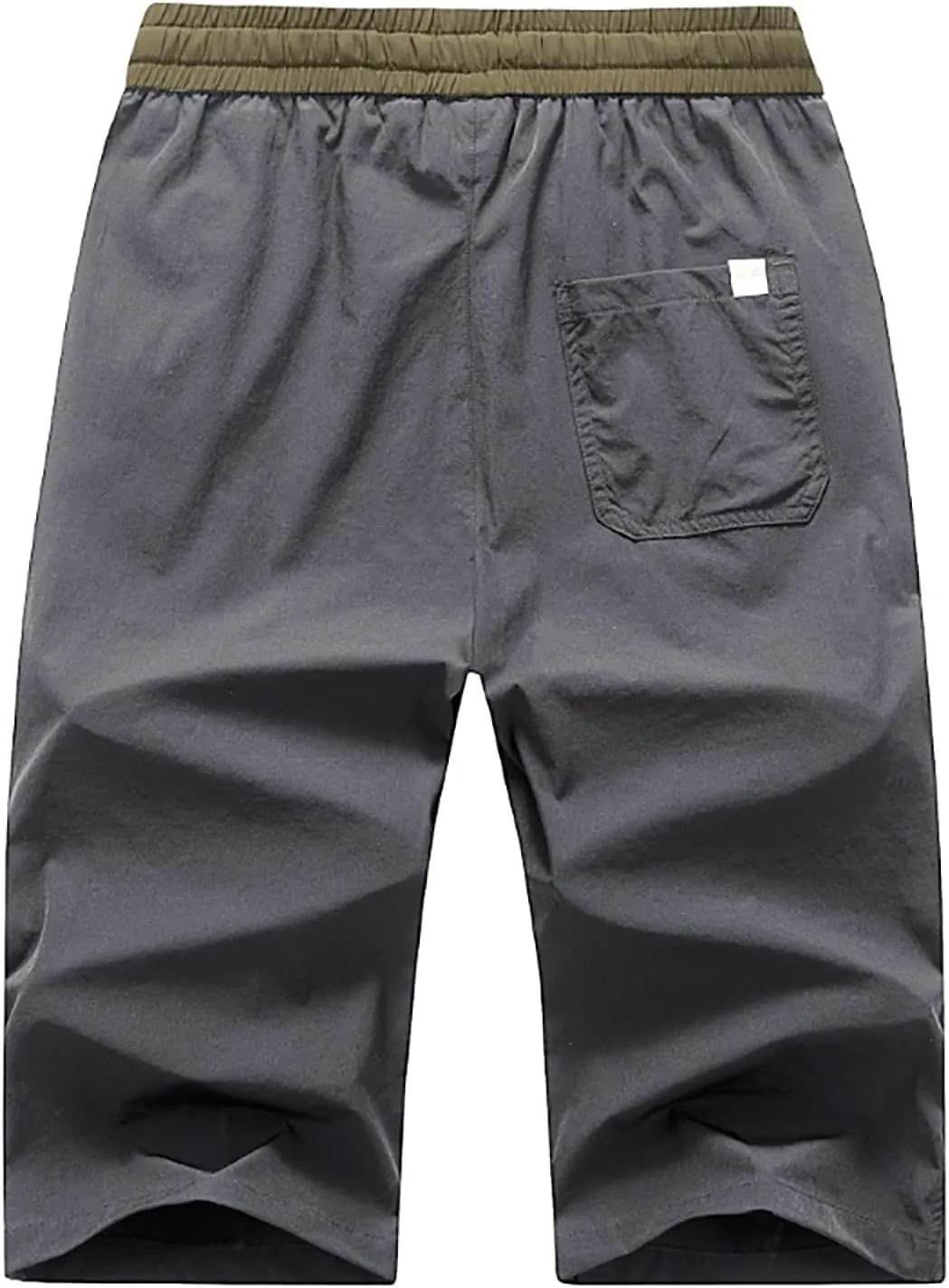 Men's Linen Shorts Mens White Dress Summer Casual Wear Cargo Elastic Waist Men for Woodland Camouflag SweatShorts