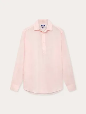 Men's Pastel Pink Hoffman Linen Shirt