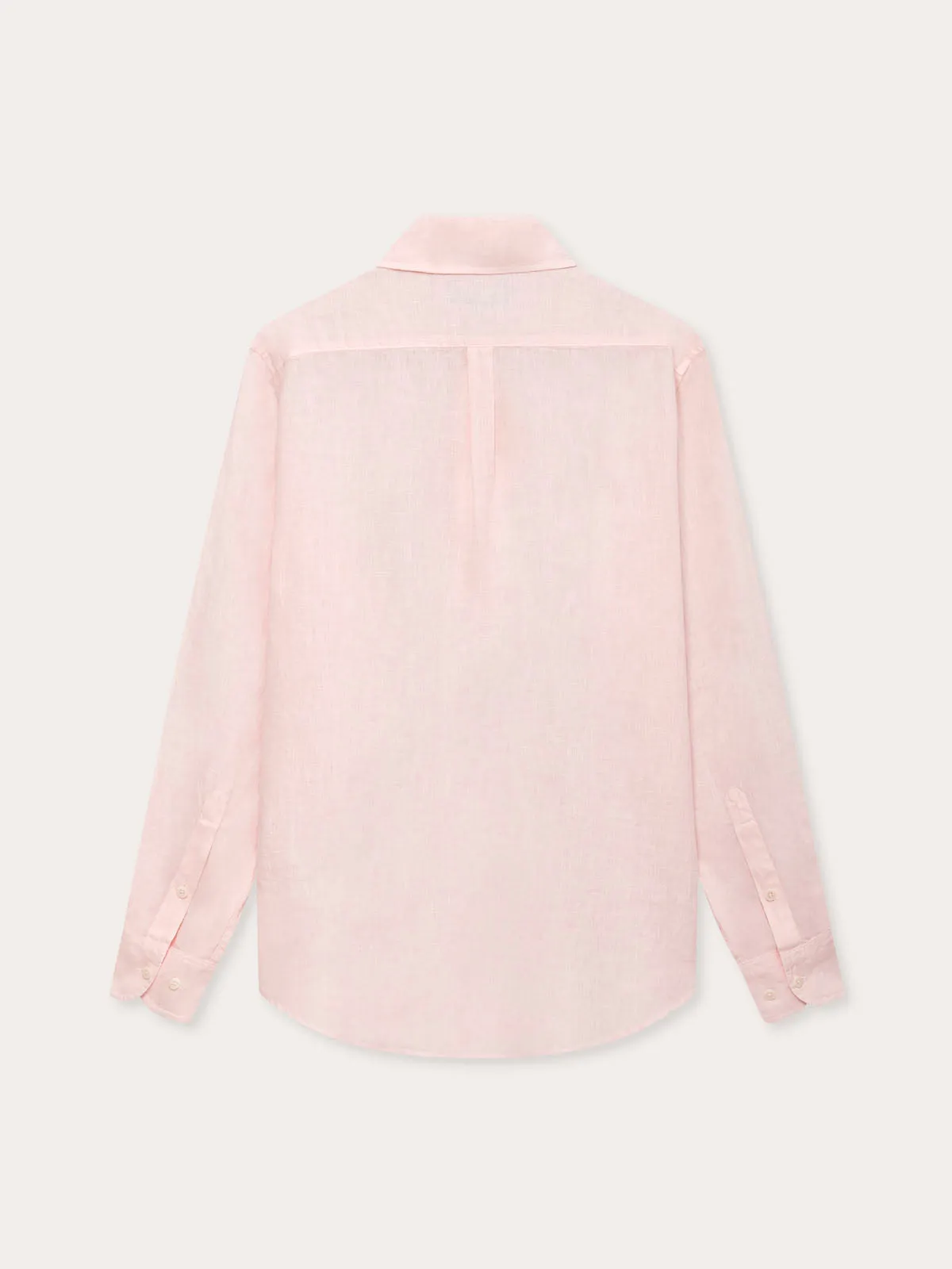 Men's Pastel Pink Hoffman Linen Shirt