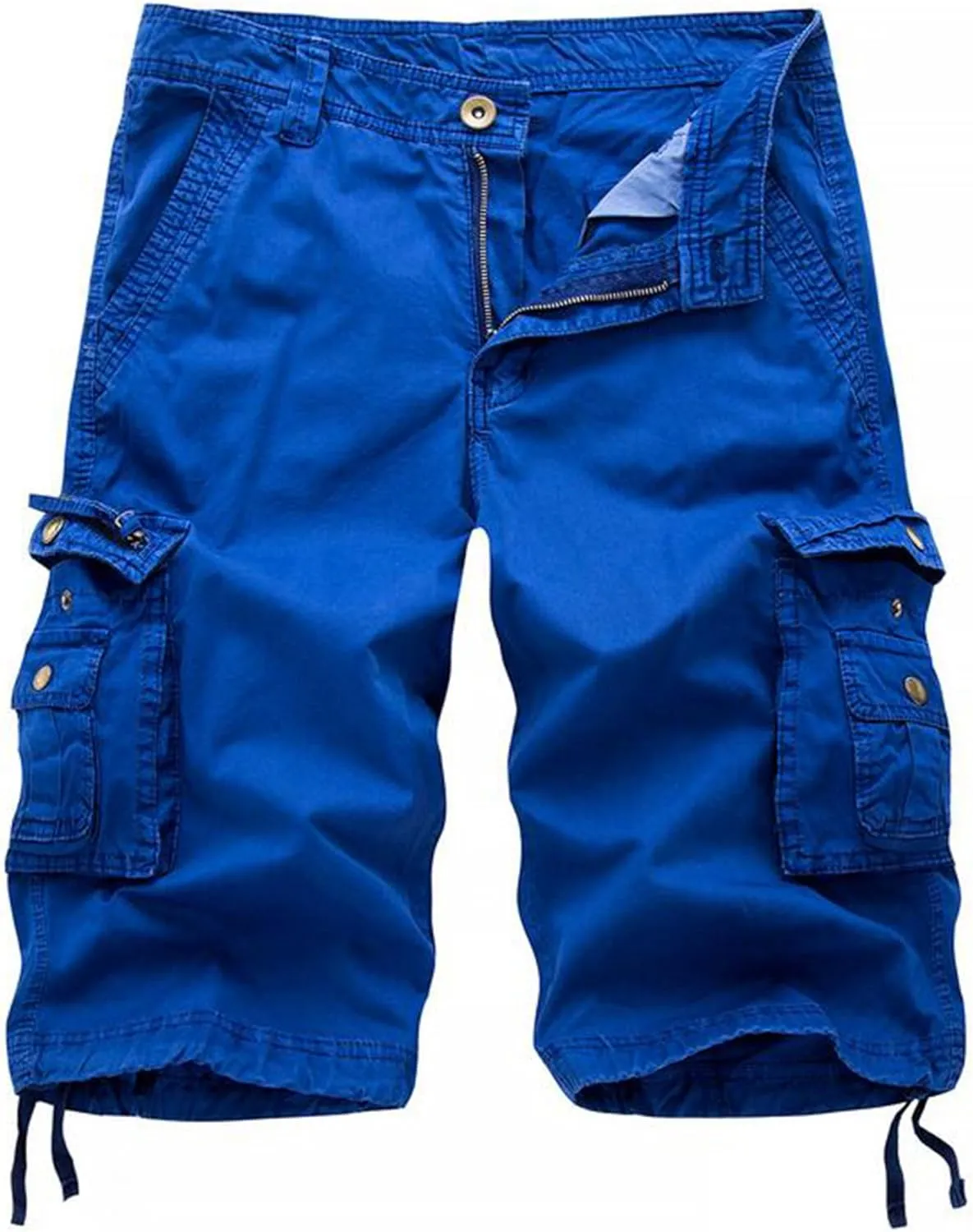 Men's Relaxed Fit Multi-Pocket Outdoor Camouflage Cargo Shorts