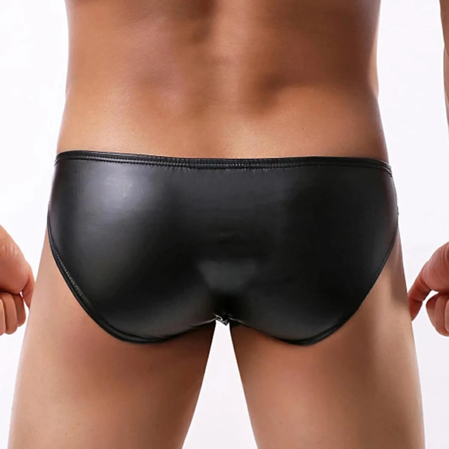 Mens Sexy Leather Shorts Exotic Apparel Soft Comfortable Fashion Underwear for Men Stylish Casual Wear