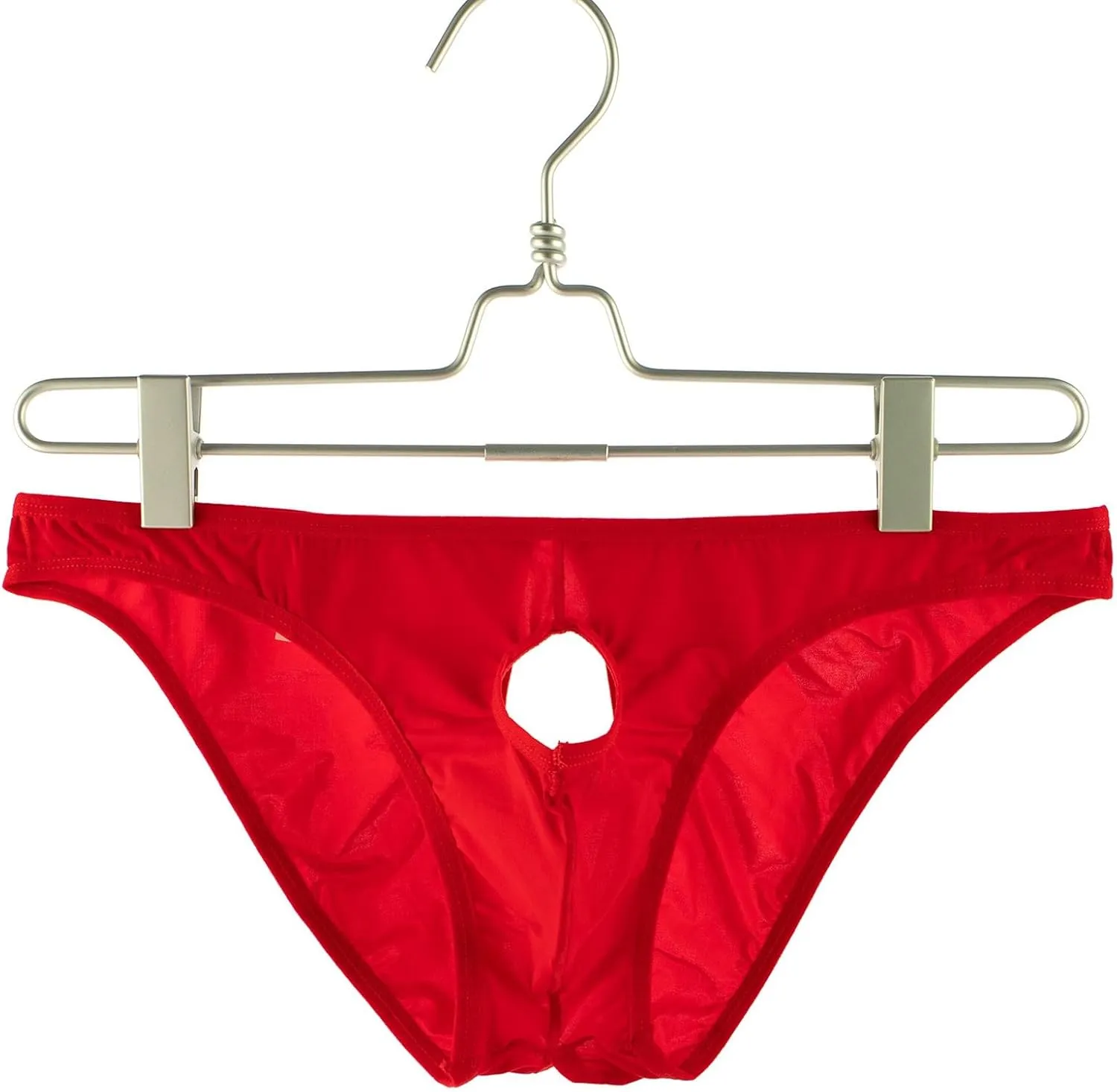 Men's Sexy Open Front Underwear Soft Comfortable Briefs Men's Sexy Panties Lingerie Hollow Thong Brief Underpants