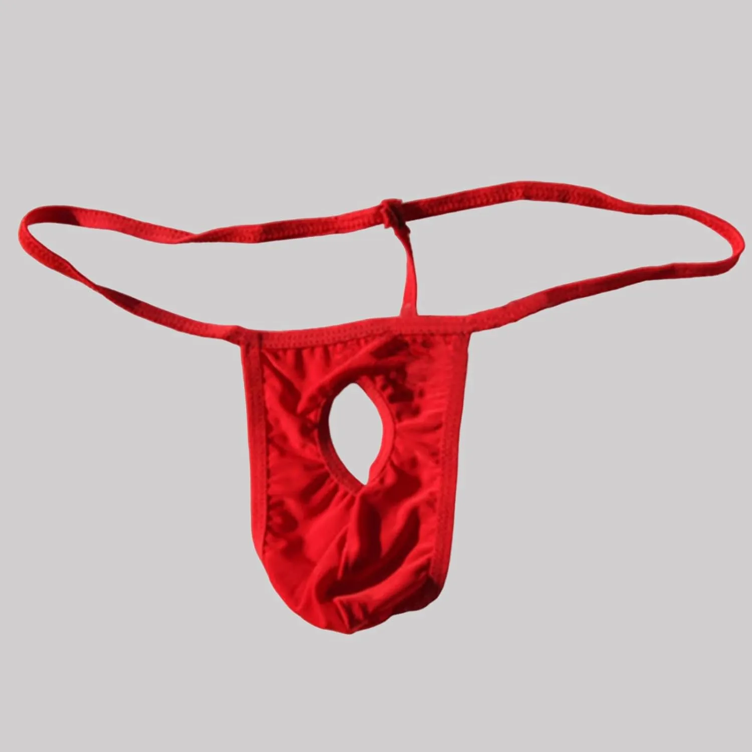 Men's Sexy Underwear Soft Comfortable Briefs Men's Sexy Panties Lingerie Hollow Thong Brief Underpants