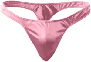 Men's Shiny Briefs Underwear Patent Leather Thong Low Rise T-Back G-String Comfortable Underpants