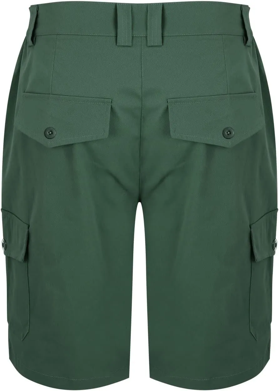 Mens Shorts Cargo White Linen Denim Slim Fit Men Khaki 5 Inch Personalised for Below Knee Men's Big Corduroy Plain