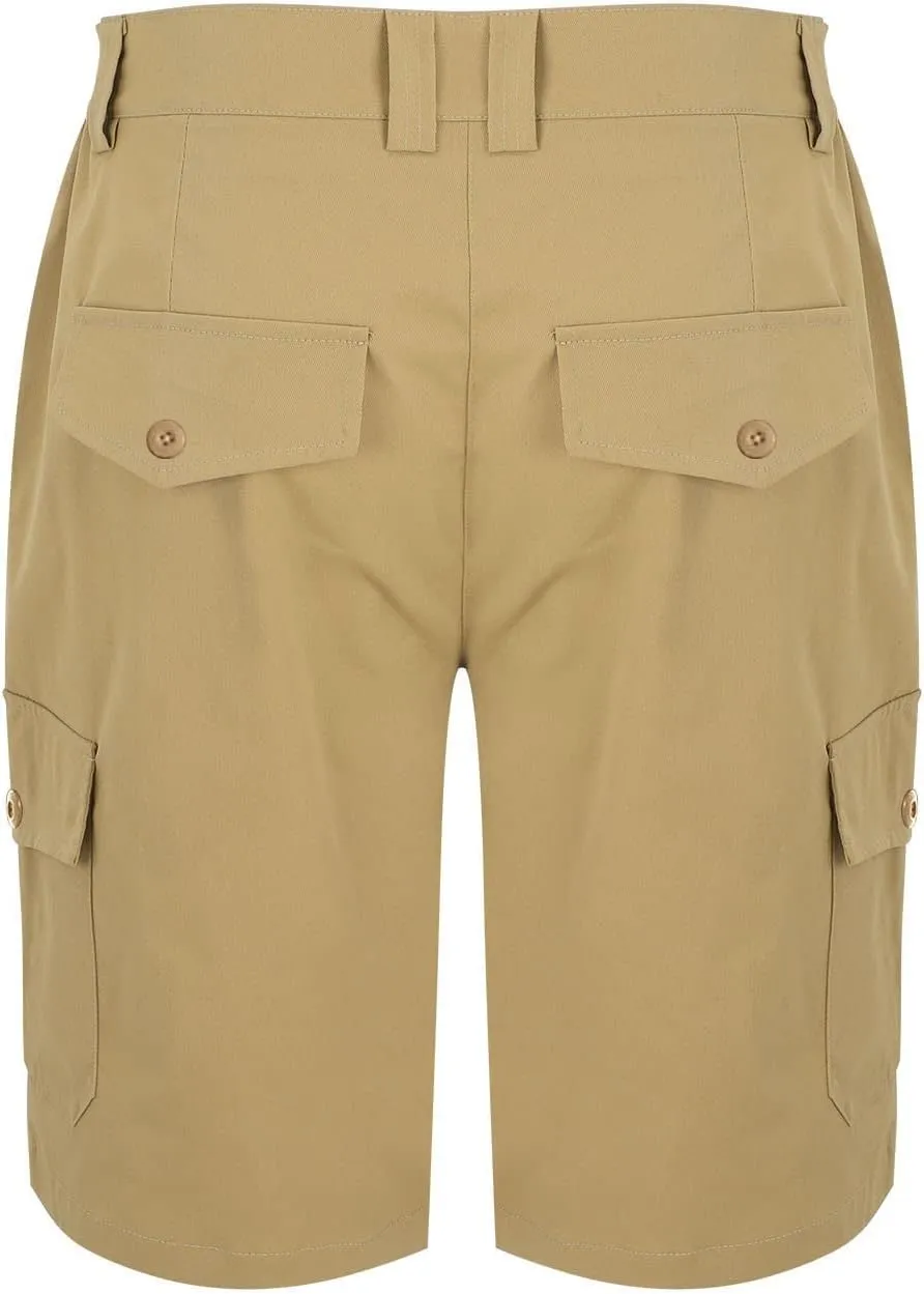 Mens Shorts Cargo White Linen Denim Slim Fit Men Khaki 5 Inch Personalised for Below Knee Men's Big Corduroy Plain