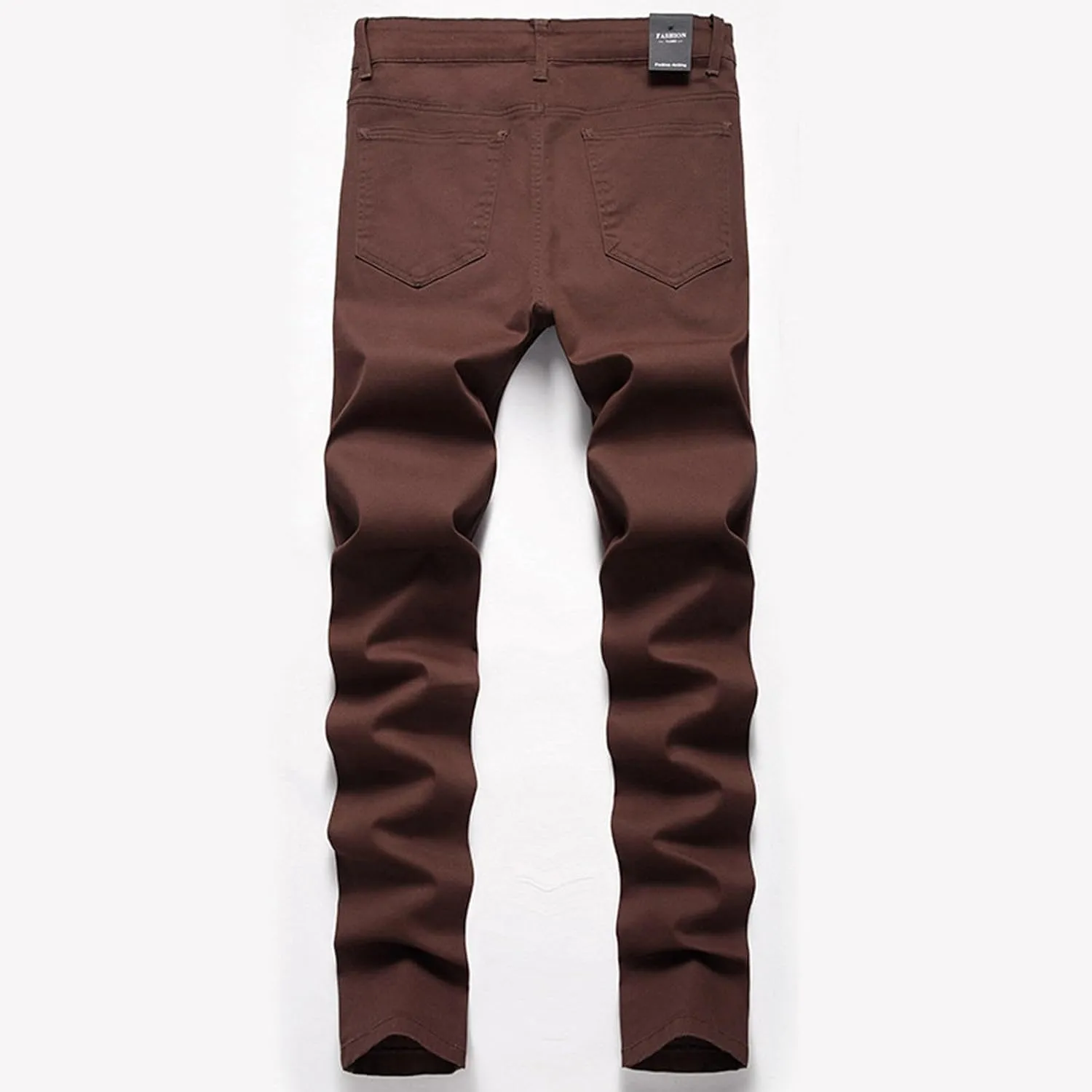 Mens Skinny Dress Pants Straight Leg Slim Fit Stretchy Solid Classic Chino Pants Outdoor Business Golf Casual Pants