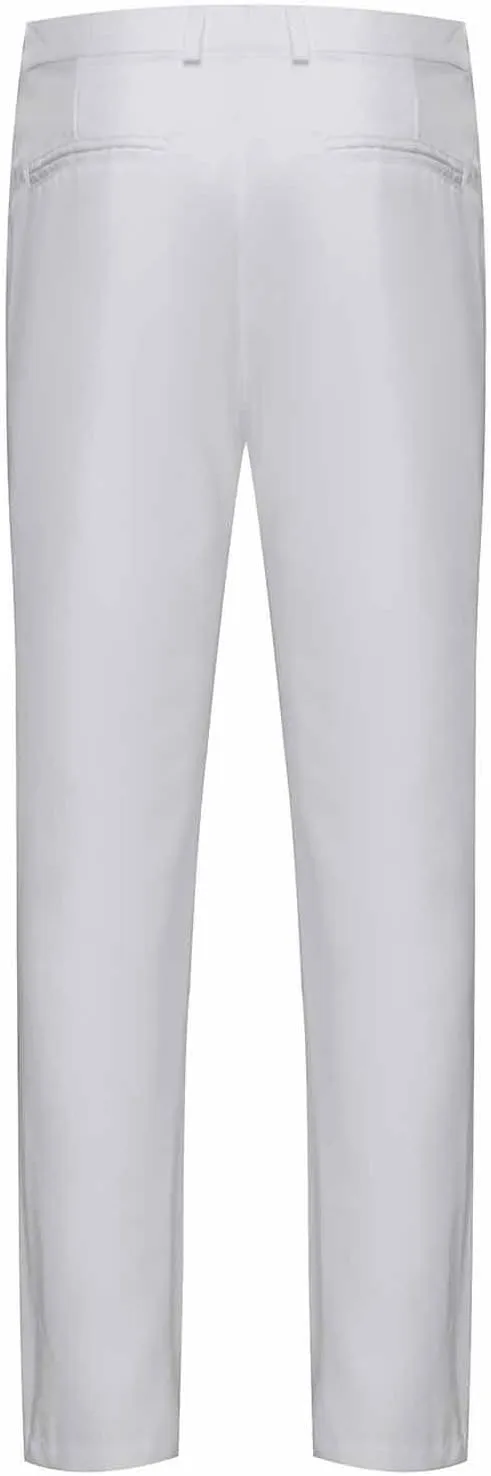Men's Slim-Fit Flat-Front Dress Pant Classic Fit Flex Waist Suit Pants Wrinkle-Resistant Expandable-Waist Chino Pant