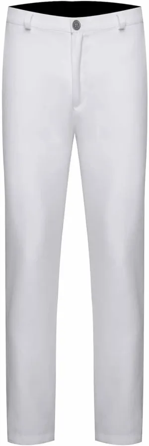 Men's Slim-Fit Flat-Front Dress Pant Classic Fit Flex Waist Suit Pants Wrinkle-Resistant Expandable-Waist Chino Pant