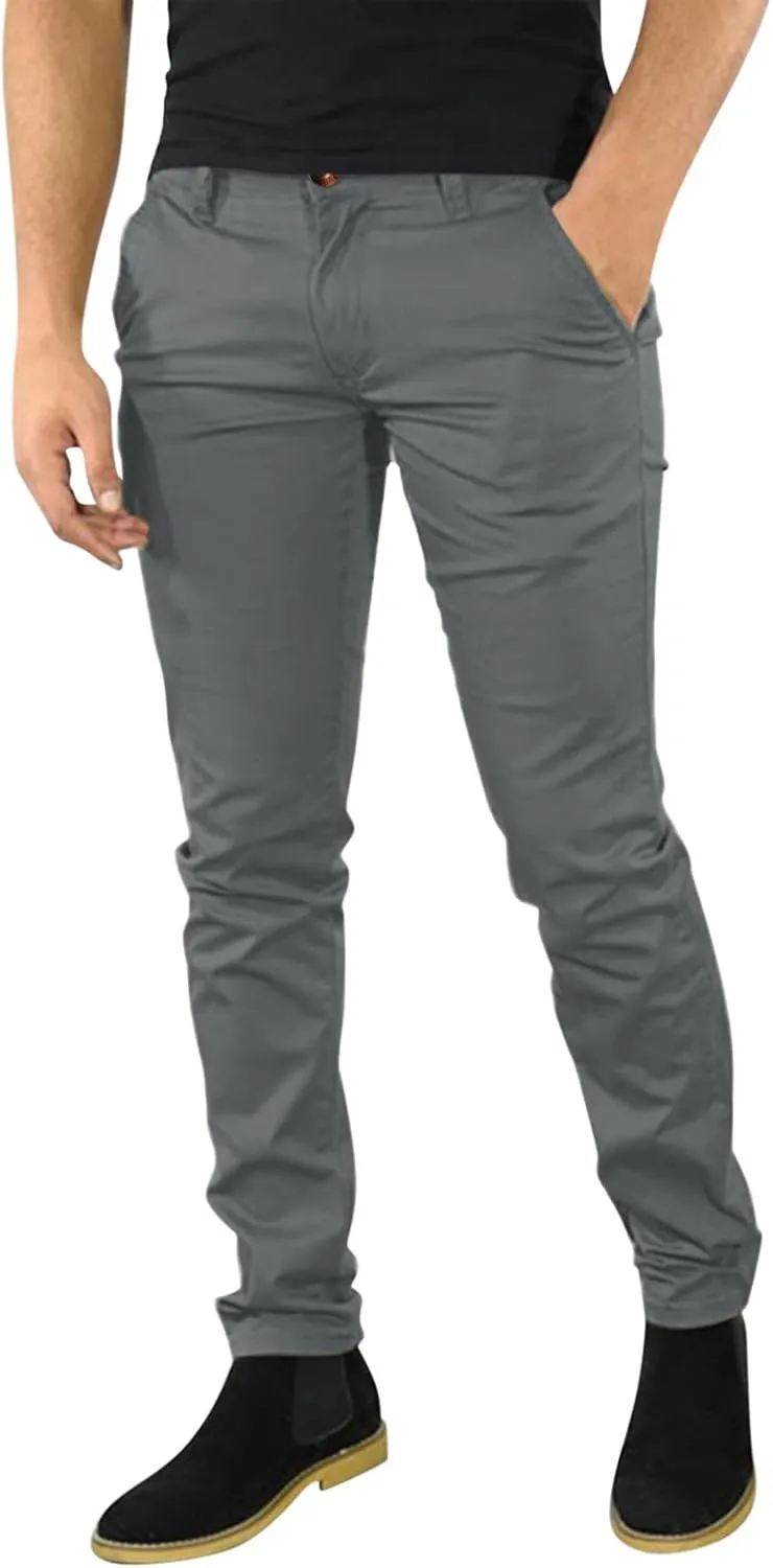 Mens Sweatpants Joggers Pants Man Classic Fit Multi Pockets Autumn & Winter Pants for Men Drawstring Cargo Flat Front