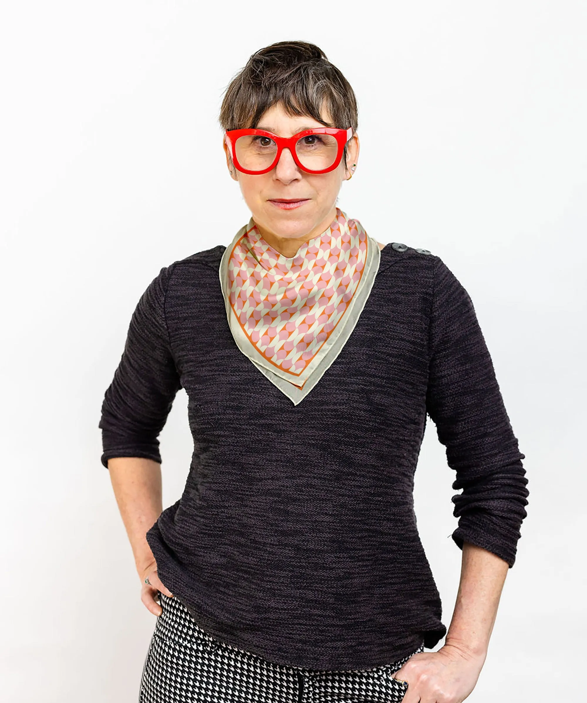 Mod Pod silk scarf