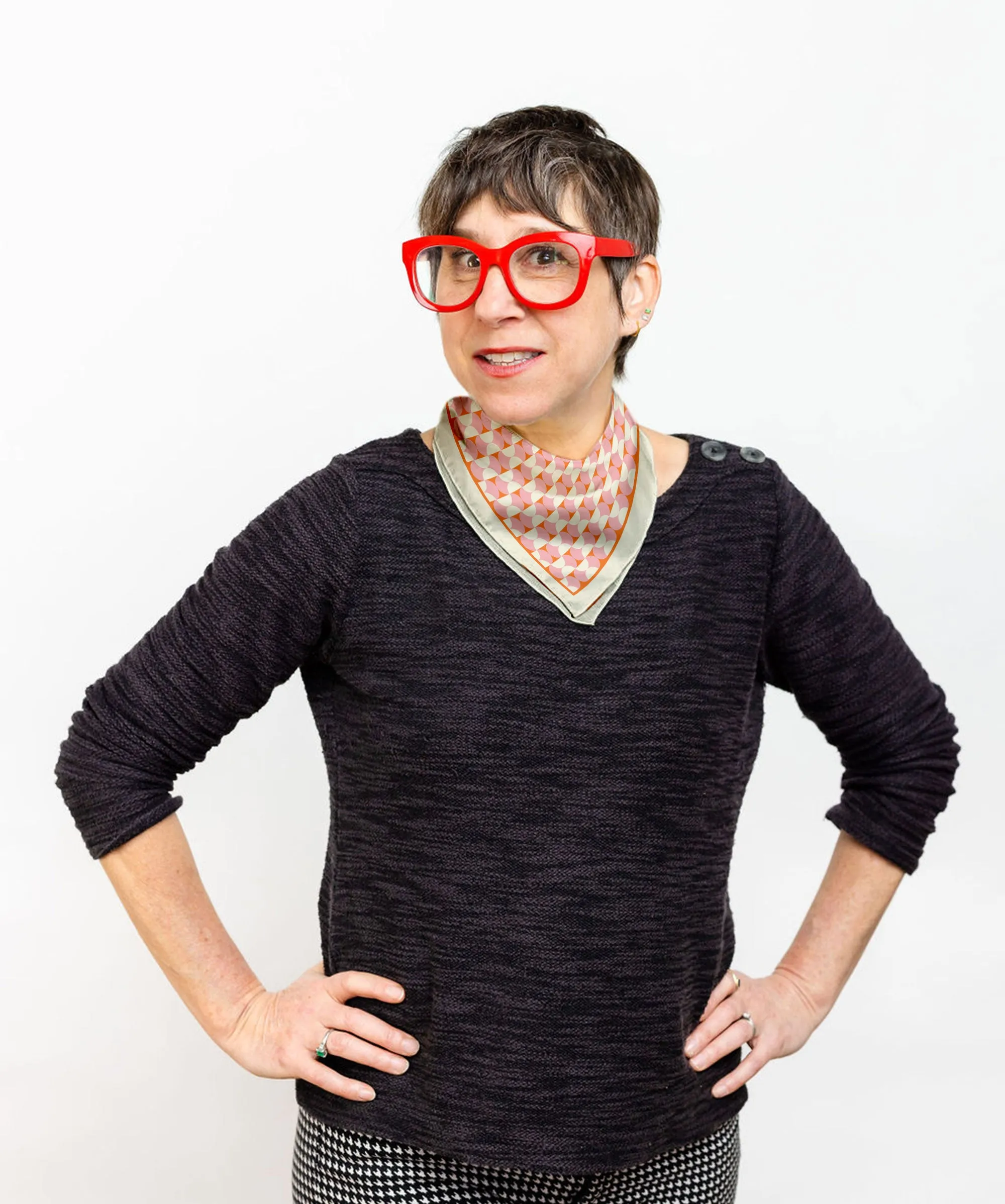 Mod Pod silk scarf