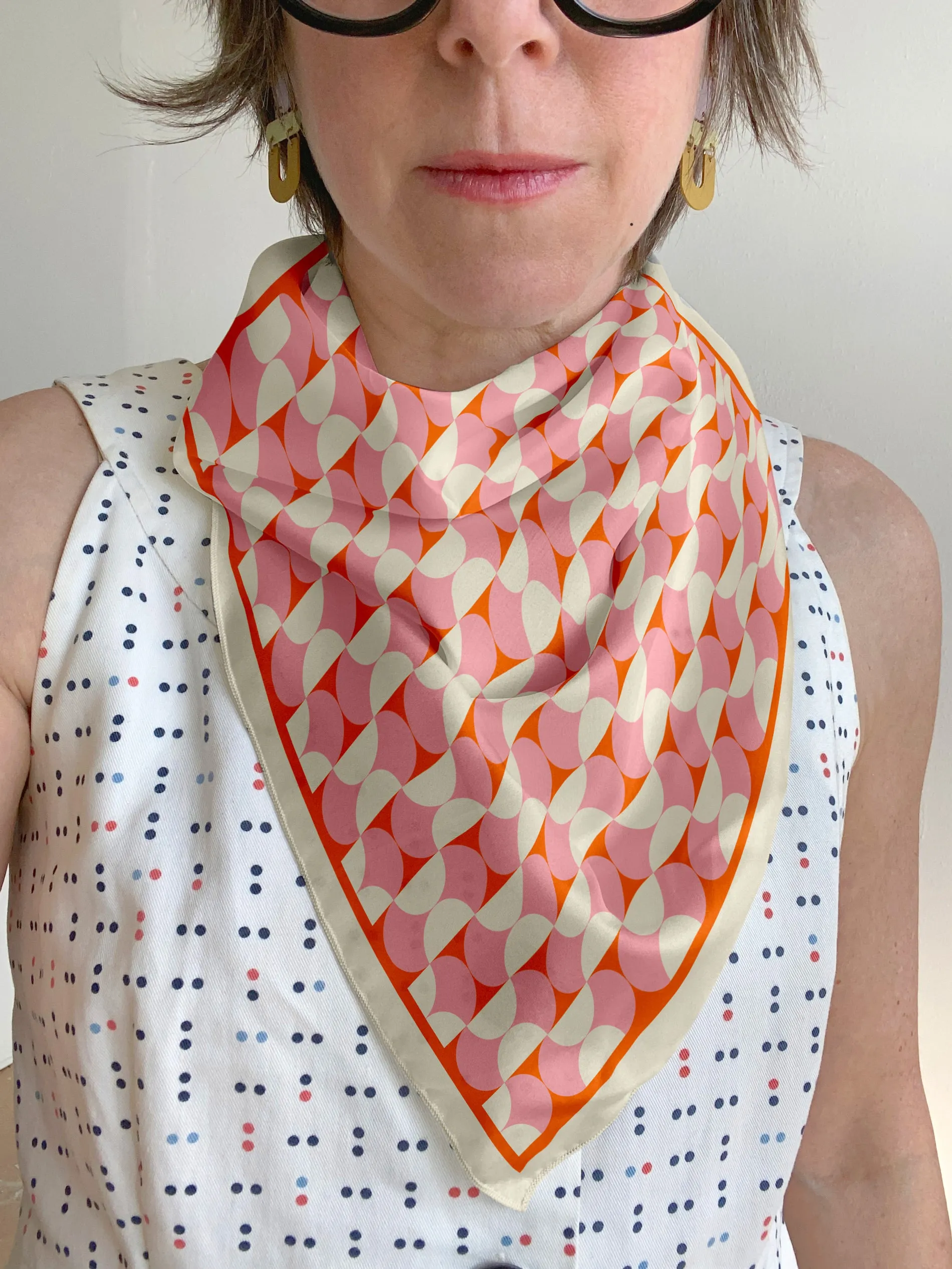 Mod Pod silk scarf