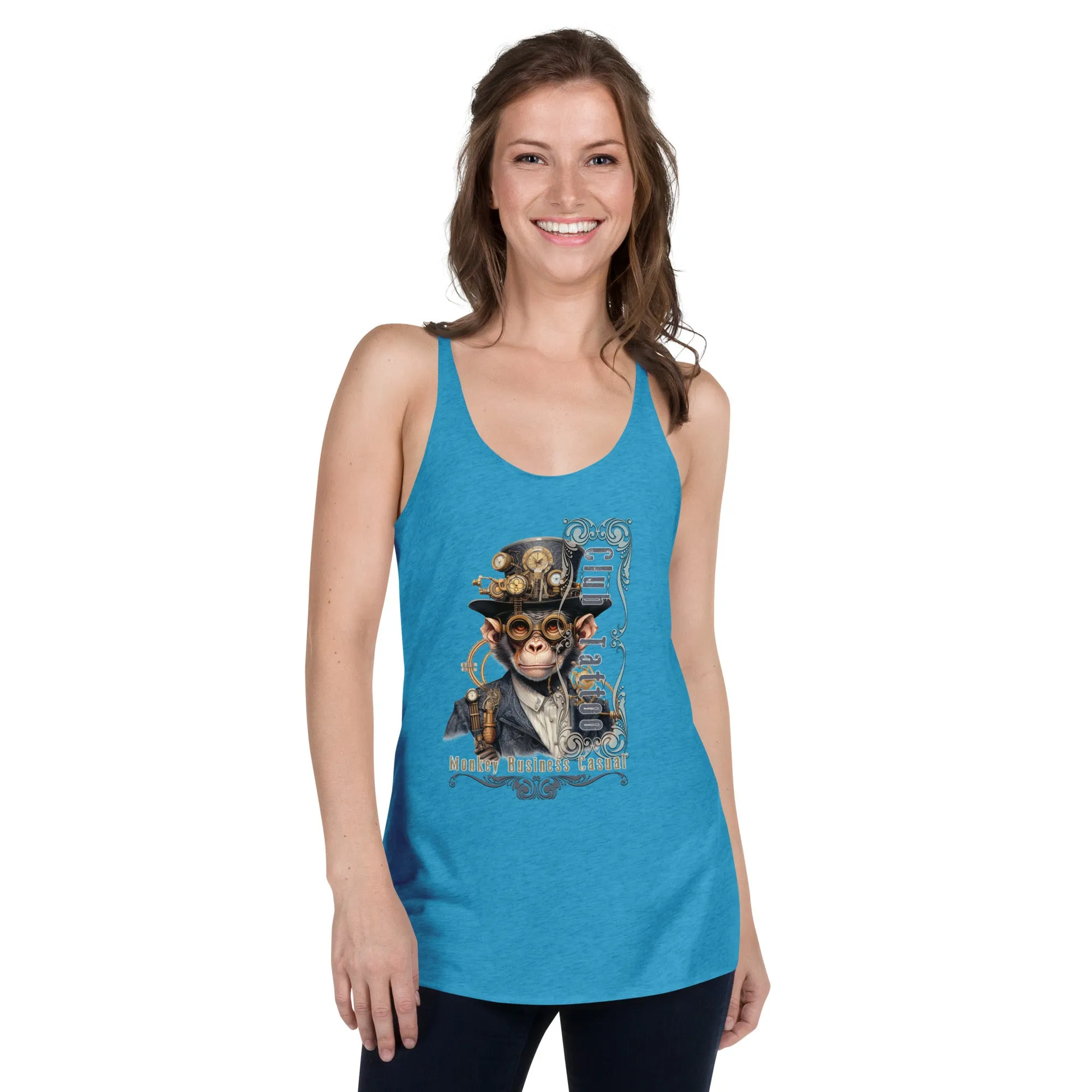Monkey Business Casual Women's Racerback Tank