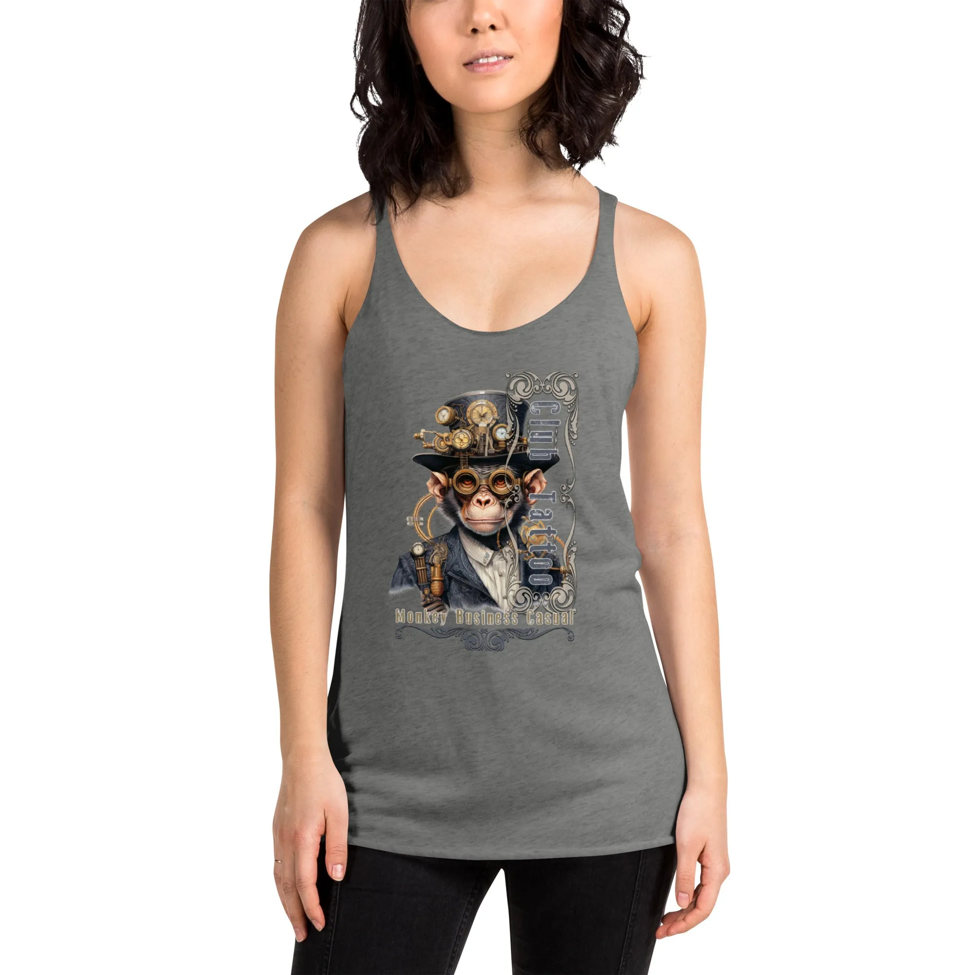 Monkey Business Casual Women's Racerback Tank