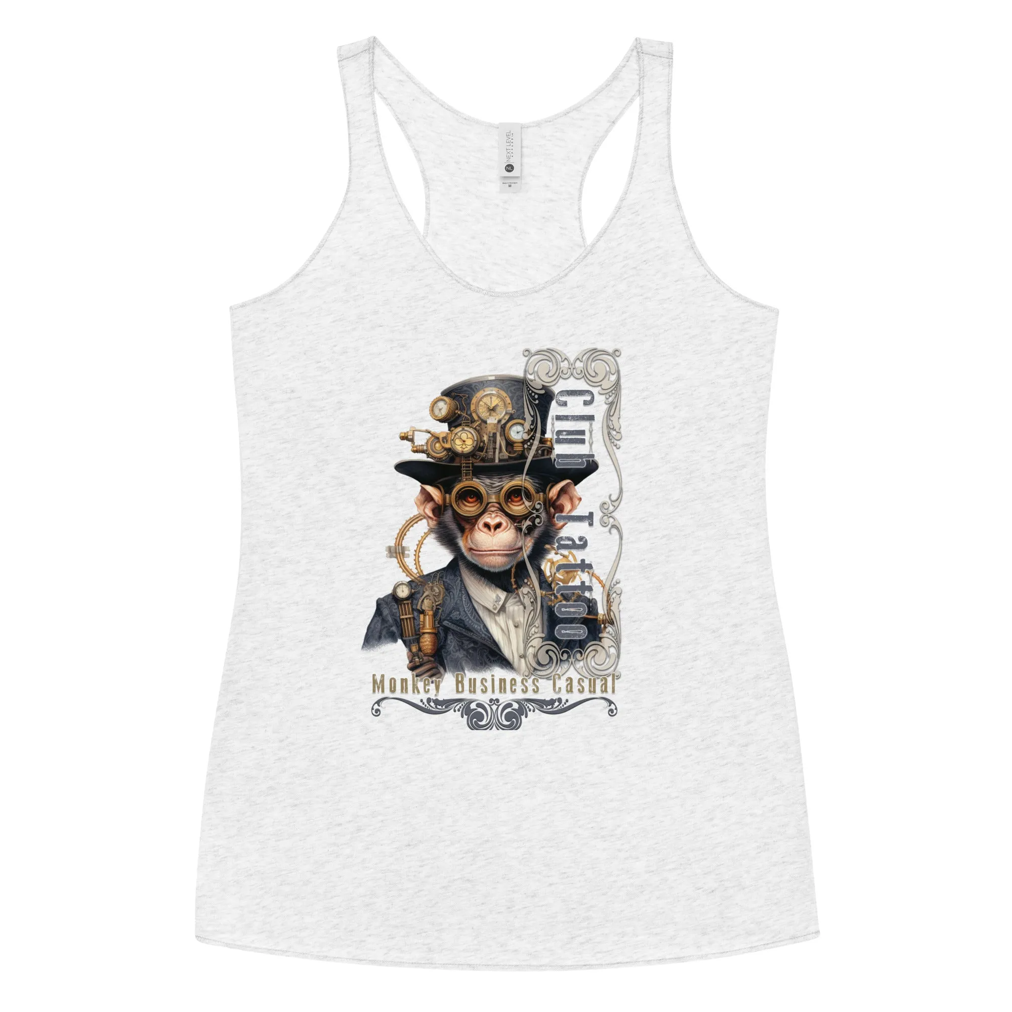Monkey Business Casual Women's Racerback Tank